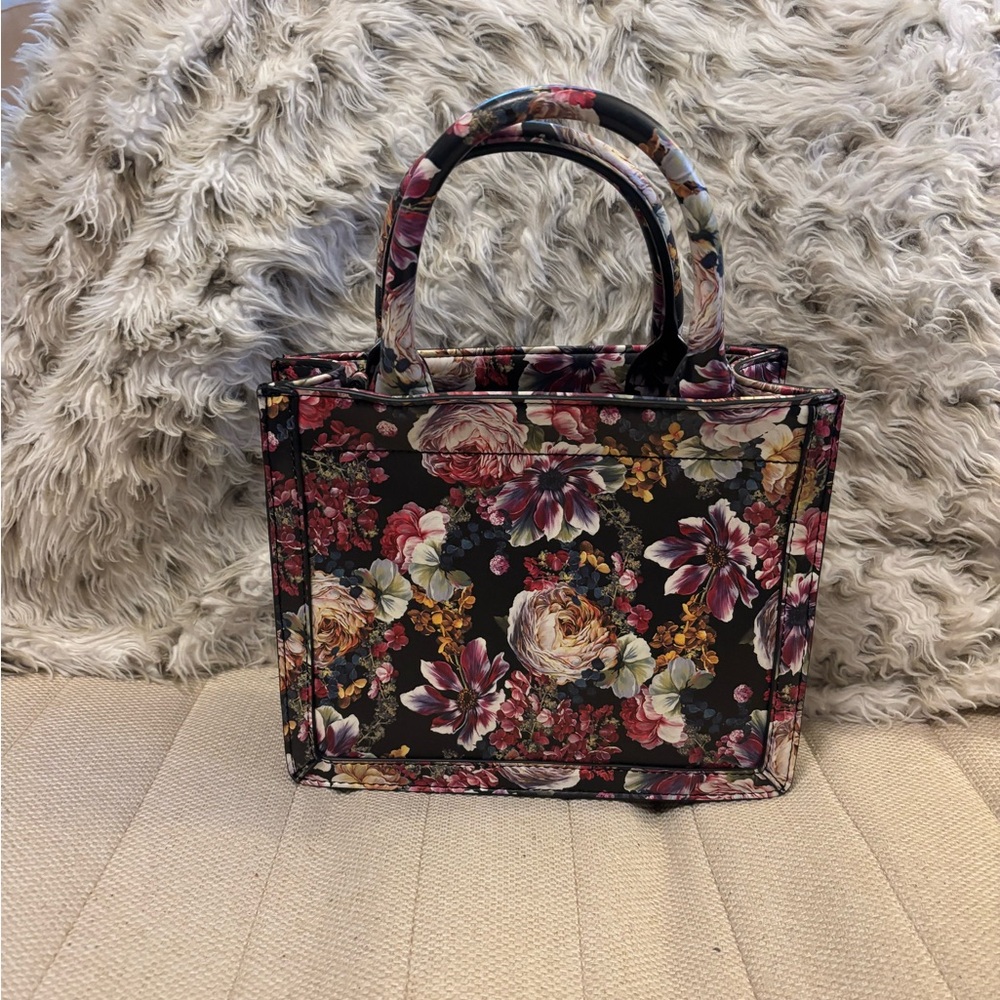 Express Floral Mini Bag - Black and Multicolor
